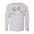 thumbnail image 1 of Inktastic Cute Unicorn Family Long Sleeve Youth T-Shirt, 1 of 5