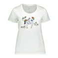 thumbnail image 1 of Inktastic Cute Unicorn Family Women's Plus Size T-Shirt, 1 of 5