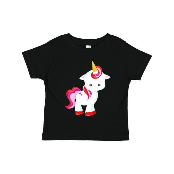 Inktastic Cute Unicorn, Little Unicorn, Magic Unicorn Girls Toddler T-Shirt
