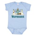thumbnail image 1 of Inktastic Cute Vermont Snow Kids Boys or Girls Baby Bodysuit, 1 of 5