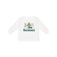 thumbnail image 1 of Inktastic Cute Vermont Snow Kids Boys or Girls Long Sleeve Toddler T-Shirt, 1 of 5