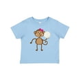 thumbnail image 1 of Inktastic Cute Volleyball Girl Monkey Girls Baby T-Shirt, 1 of 5