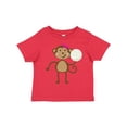 thumbnail image 1 of Inktastic Cute Volleyball Girl Monkey Girls Toddler T-Shirt, 1 of 5