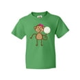 thumbnail image 1 of Inktastic Cute Volleyball Girl Monkey Youth T-Shirt, 1 of 5