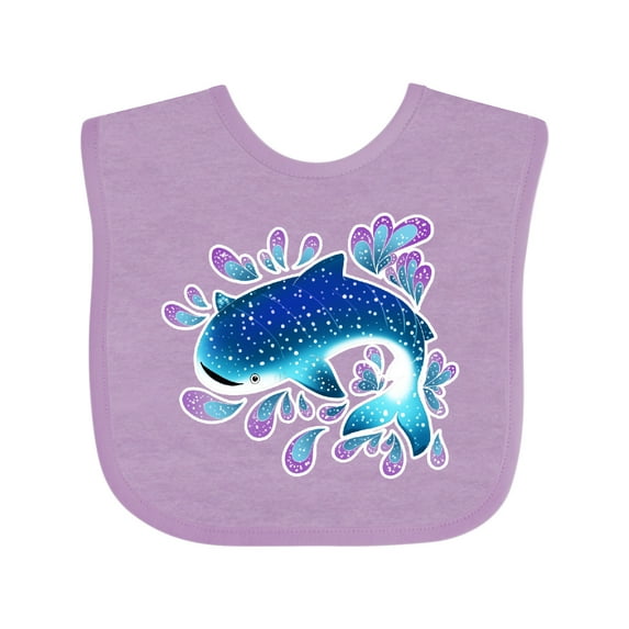 Inktastic Cute Whale Shark Boys or Girls Baby Bib