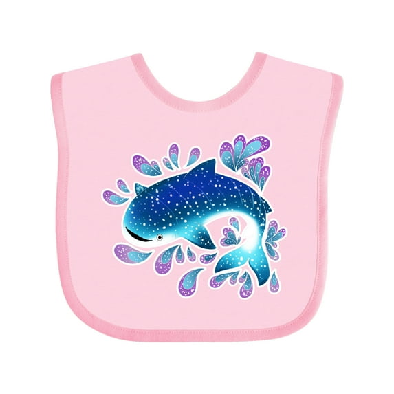 Inktastic Cute Whale Shark Boys or Girls Baby Bib