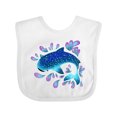 thumbnail image 1 of Inktastic Cute Whale Shark Boys or Girls Baby Bib, 1 of 4
