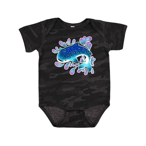 Inktastic Cute Whale Shark Boys or Girls Baby Bodysuit