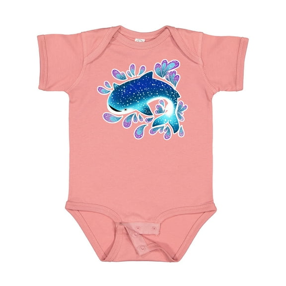 Inktastic Cute Whale Shark Boys or Girls Baby Bodysuit