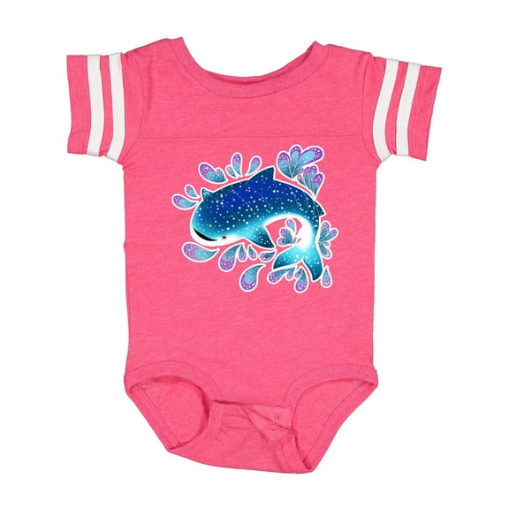 Inktastic Cute Whale Shark Boys or Girls Baby Bodysuit