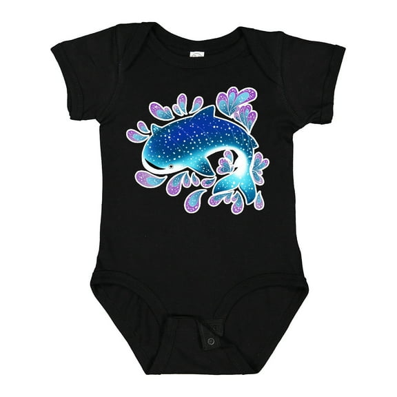 Inktastic Cute Whale Shark Boys or Girls Baby Bodysuit