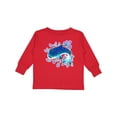 thumbnail image 1 of Inktastic Cute Whale Shark Boys or Girls Long Sleeve Toddler T-Shirt, 1 of 5