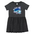 thumbnail image 1 of Inktastic Cute Whale Shark Girls Toddler Dress, 1 of 5
