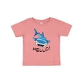 thumbnail image 1 of Inktastic Cute Whale Shark Says Hello Boys or Girls Baby T-Shirt, 1 of 5
