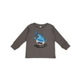 thumbnail image 1 of Inktastic Cute Whale Shark Says Hello Boys or Girls Long Sleeve Toddler T-Shirt, 1 of 5