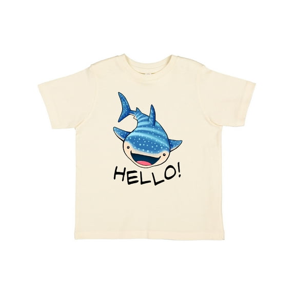 Inktastic Cute Whale Shark Says Hello Boys or Girls Toddler T-Shirt