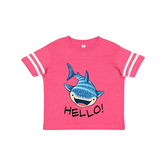 Inktastic Cute Whale Shark Says Hello Boys or Girls Toddler T-Shirt