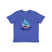 Inktastic Cute Whale Shark Says Hello Youth T-Shirt