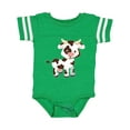 thumbnail image 1 of Inktastic Cute White Holstein Cow with Brown Spots Boys or Girls Baby Bodysuit, 1 of 5