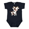 thumbnail image 1 of Inktastic Cute White Holstein Cow with Brown Spots Boys or Girls Baby Bodysuit, 1 of 5