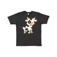 thumbnail image 1 of Inktastic Cute White Holstein Cow with Brown Spots T-Shirt, 1 of 5