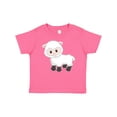 thumbnail image 1 of Inktastic Cute White Lamb Boys or Girls Baby T-Shirt, 1 of 5
