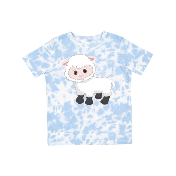 Inktastic Cute White Lamb Boys or Girls Toddler T-Shirt