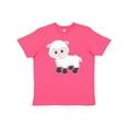 thumbnail image 1 of Inktastic Cute White Lamb Youth T-Shirt, 1 of 5