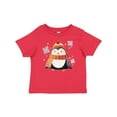 thumbnail image 1 of Inktastic Cute Winter Penguin in Hat and Scarf with Snowflakes Boys or Girls Baby T-Shirt, 1 of 5