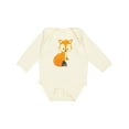 thumbnail image 1 of Inktastic Cute Woodland Animal Fox Boys or Girls Long Sleeve Baby Bodysuit, 1 of 5