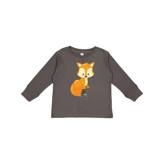Inktastic Cute Woodland Animal Fox Boys or Girls Long Sleeve Toddler T-Shirt