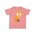 thumbnail image 1 of Inktastic Cute Woodland Animal Fox Boys or Girls Toddler T-Shirt, 1 of 5