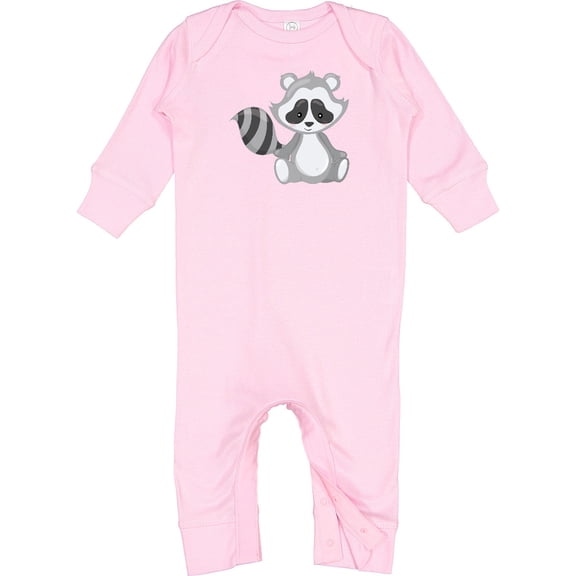 Inktastic Cute Woodland Animal Raccoon Baby Romper Coveralls