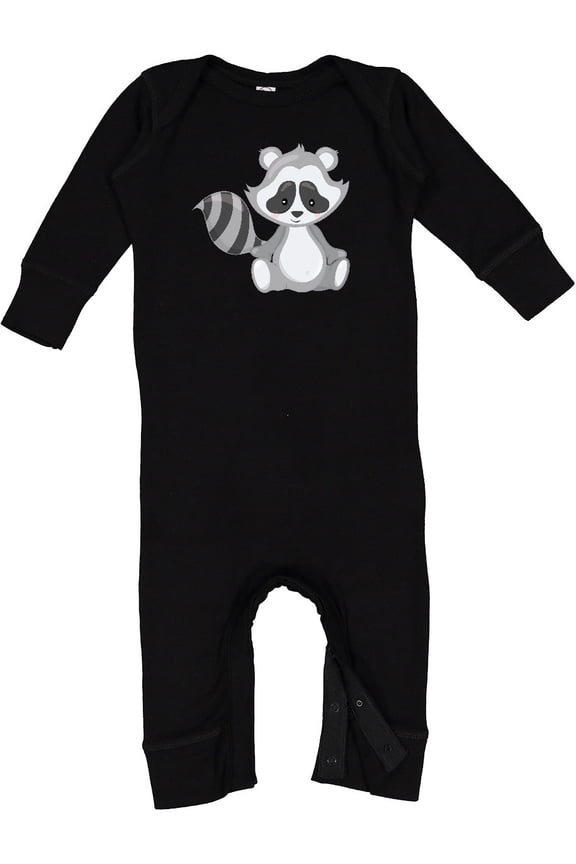 Cute Woodland Animal Raccoon Baby Romper Coveralls