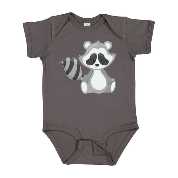 Inktastic Cute Woodland Animal Raccoon Boys or Girls Baby Bodysuit