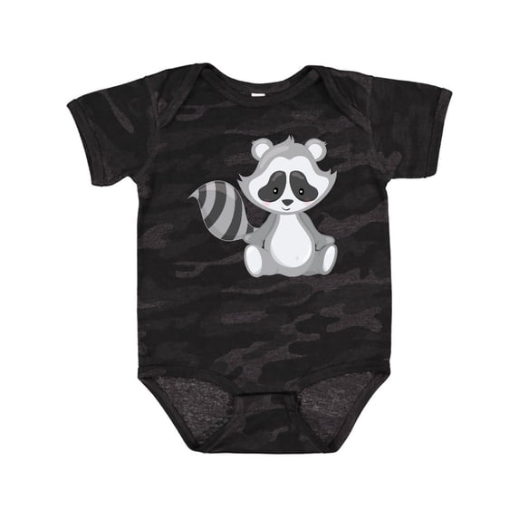 Inktastic Cute Woodland Animal Raccoon Boys or Girls Baby Bodysuit