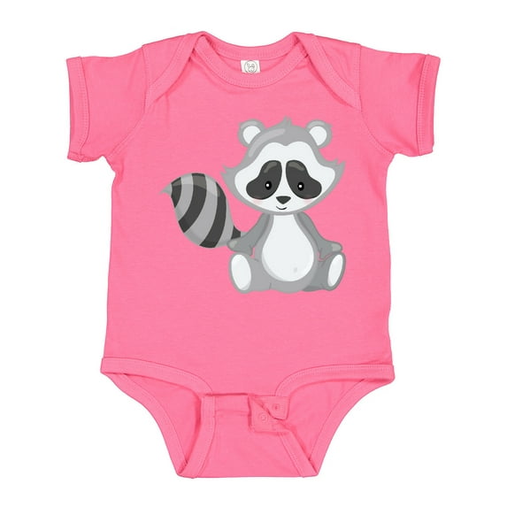 Inktastic Cute Woodland Animal Raccoon Boys or Girls Baby Bodysuit
