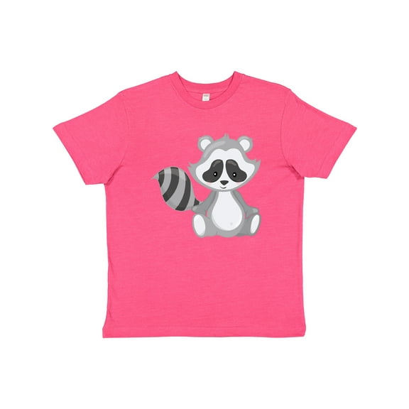 Inktastic Cute Woodland Animal Raccoon Youth T-Shirt