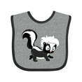 thumbnail image 1 of Inktastic Cute Woodland Animal Skunk Boys or Girls Baby Bib, 1 of 4