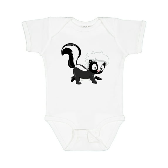 Inktastic Cute Woodland Animal Skunk Boys or Girls Baby Bodysuit