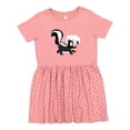 thumbnail image 1 of Inktastic Cute Woodland Animal Skunk Girls Toddler Dress, 1 of 5