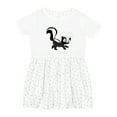 thumbnail image 1 of Inktastic Cute Woodland Animal Skunk Girls Toddler Dress, 1 of 5