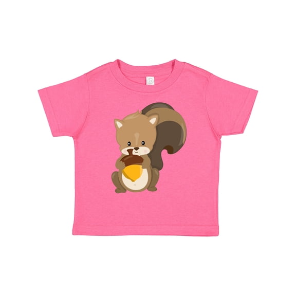 Inktastic Cute Woodland Animal Squirrel Boys or Girls Toddler T-Shirt