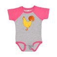 thumbnail image 1 of Inktastic Cute Yellow Chicken Boys or Girls Baby Bodysuit, 1 of 5