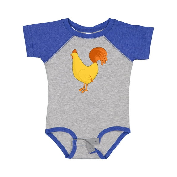 Inktastic Cute Yellow Chicken Boys or Girls Baby Bodysuit
