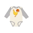 thumbnail image 1 of Inktastic Cute Yellow Chicken Boys or Girls Long Sleeve Baby Bodysuit, 1 of 5