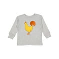 thumbnail image 1 of Inktastic Cute Yellow Chicken Boys or Girls Long Sleeve Toddler T-Shirt, 1 of 5