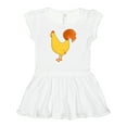 thumbnail image 1 of Inktastic Cute Yellow Chicken Girls Baby Dress, 1 of 5