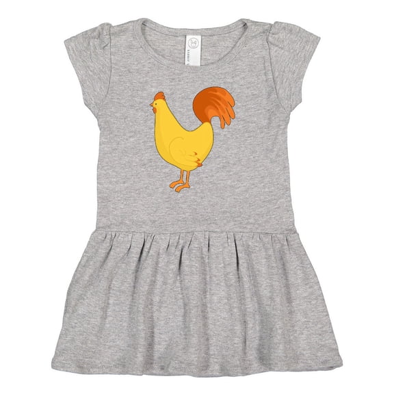 Inktastic Cute Yellow Chicken Girls Baby Dress