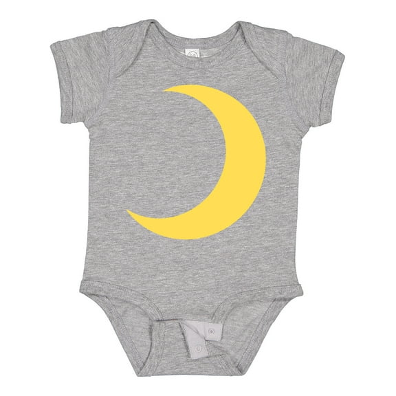 Inktastic Cute Yellow Moon Boys or Girls Baby Bodysuit